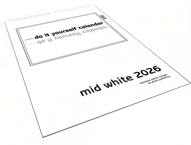 MID WHITE BLANKOKALENDER DIY BASTEL SELBSTGESTALTEN